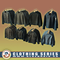 3D Model Download - Clothing - Jackets - Hung